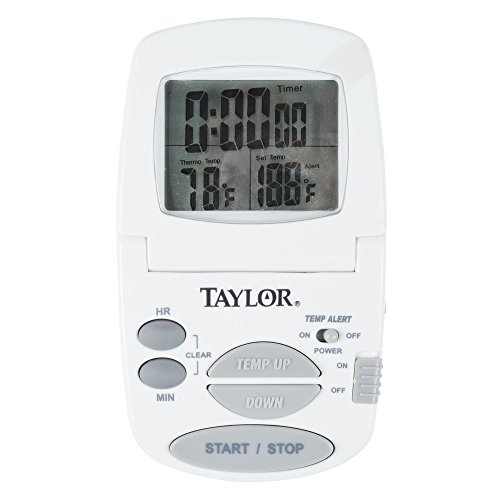 Taylor 1470 Digital Cooking Thermometer w/ Probe & Timer