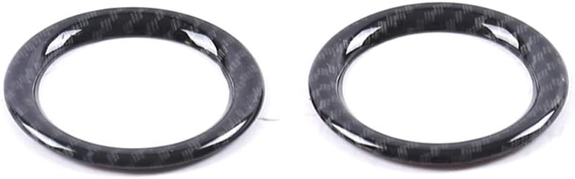 Tocatus Audio Speaker Trim Interior Accessories for 2011-2019 Jeep Grand Cherokee, ABS Carbon Fiber 2pcs