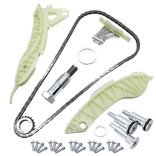 HiSport 11311439853 Engine Timing Chain Kit with Sprocket - Compatible with Mini Cooper 2007-2015 Cooper Paceman 2013-2016 Cooper Countryman 2011-2016 1.6L l4 - Replace 11317598956