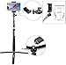 Smatree Telescoping Selfie Stick with Tripod Compatible for G*Pro 13/12/11/10/9/8/7/6/5/Insta360, for OSMO 4/3/Ricoh Theta, Compact Camera and Phone