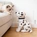 Xiyocadt Hund Kuscheltier, Plüschtier Hunde 25/32cm, Stofftier Plüschhund-Weizenhund Fleckenhund Plüsch Spielzeug für Baby Kinder Freunde (Stellung 25CM)