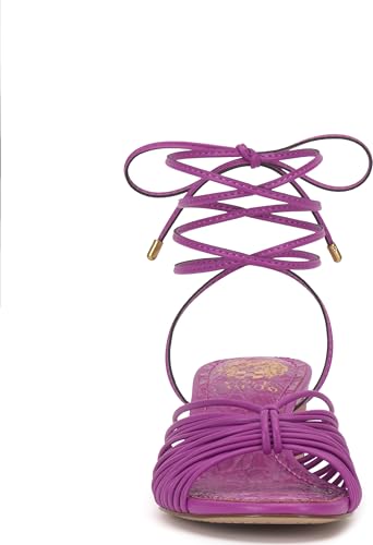 Image of Vince Camuto Lory Ankle Wrap Kitten Heel Sandals