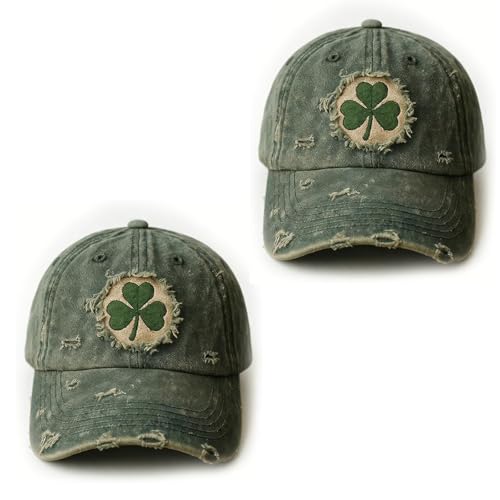 Casquette baseball brodée avec soin pour la Saint-Patrick en textile robuste et finitions haut de gamme
