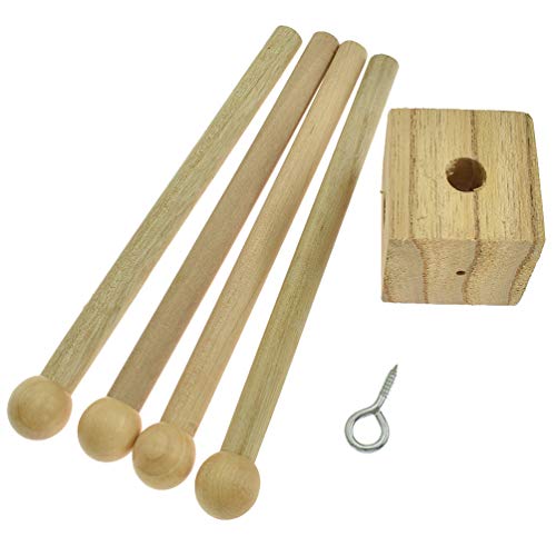 Focalmotors Baby Wooden Mobile Hanger,Mobile kit Crib,Mobile Hanging Frame Bed Toy Decoration DIY Crafts Photography Props Newborn Gift (Style-B) - Thumbnail 3