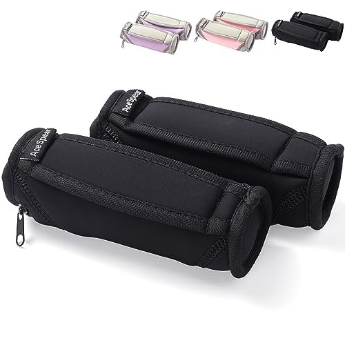 AceSpear �n���h�E�F�C�g �����E�j���p 0.5kg 1kg 1.5kg 2kg �\�t�g�_���x�� 2�Z�b�g�A�G�A���r�N�X�A�W���M���O�A�����j���O�p���O���\�ȃE�H�[�L���O�E�F�C�g (�u���b�N, 1 lb x 2)