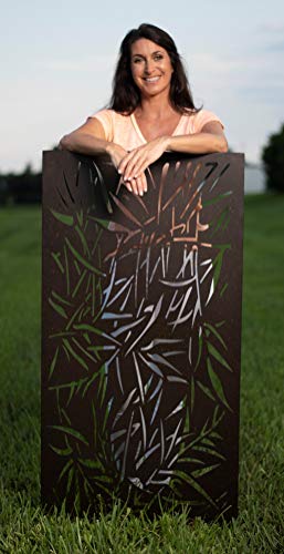 Stratco Jungle Privacy Screen Wall Art | 4' X 2' | Rustic Look Four Foot By Two Foot Lightweight Metal Indoor Outdoor Privacy Screen #TOP3