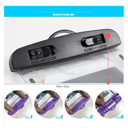 Étui de téléphone étanche flottant noir pour éviter de couler - 3