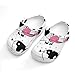 Meaudiwes Fashion Beach Pool Slippers Toddler Slides Sandals Children Water Shower for Boy Cute Funny Milk Cow Print