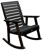 Highwood AD-RKCH2-BKE Weatherly Rocking Chair, Black