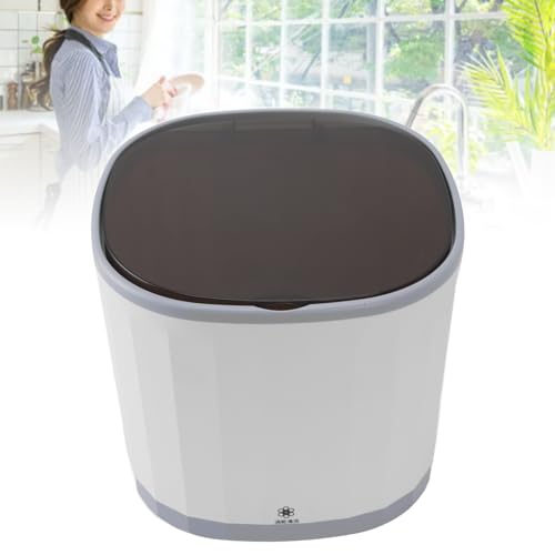غسالة صحون محمولة لسطح الطاولة بمنفذ USB، تنظيف 360 درجة، دورة تنظيف مزدوجة لمدة 15 دقيقة للمنزل والمكتب
