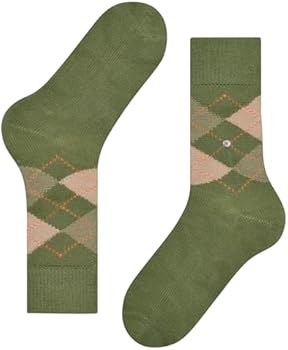 Burlington Homme Preston Chaussettes Fil Fin Doux épaisses Couture Plate Sans Pression Sur Les Orteils Motif Fantaisie Coloré Mode Argyle TAILLE UNIQUE Idée Cadeau 1 Paire