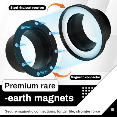 Magnetic Dust Collection Fittings 7-Pack