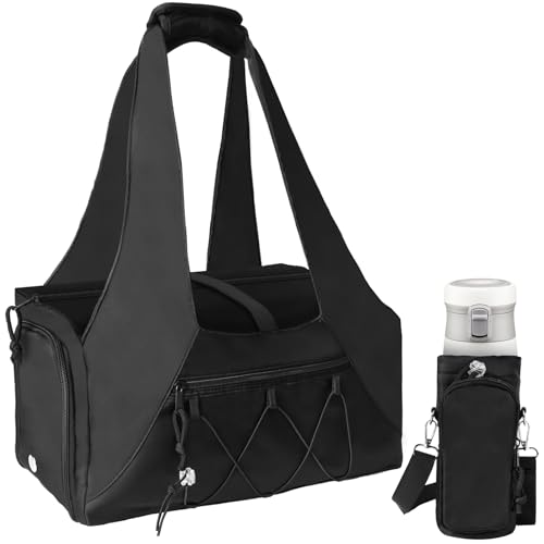 Bolsa Gimnasio Grande, Bolsa Deporte Fitness Mujer y Hombre, Bolsa Grande para Esterilla de Yoga, Bolso de Gimnasio para Viaje, Natación con Zapatero Independiente y Bolsillo Impermeable