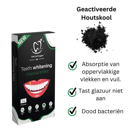 Kit blanqueador de dientes Smile Vegan profesional con 28 tiras de blanqueamiento dental eficaces 5