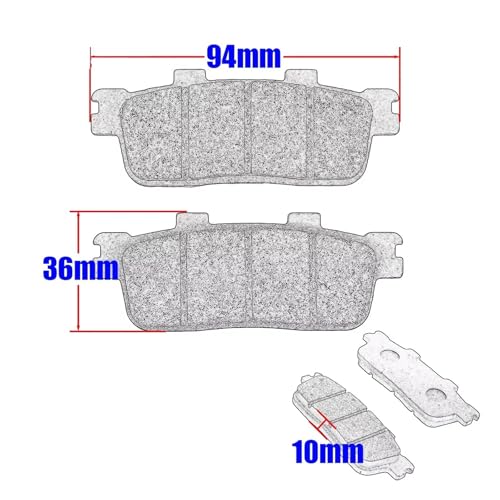 Plaquette frein SYM GTS 300 avant arrière garniture scooter 2006-2014 - 2