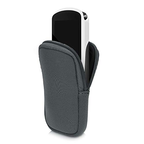 Kwmobile Case Compatible With Garmin Edge 1030 / 1030 Plus / 1000 - Protective Zippered Pouch Holder For Bike Gps - Grey #TOP4