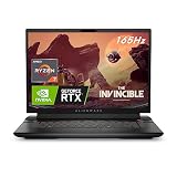 Alienware m16 Gaming Laptop | AMD Ryzen 7 7745HX Prozessor | 16'' QHD+ 165Hz 3ms Display | 16GB DDR5 4800MHz | 1TB NVMe SSD | NVIDIA GeForce RTX 4060 8GB GDDR6 | Windows 11 | QWERTZ | Schwarz