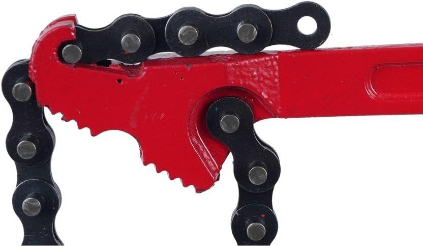 EPITECH MART Heavy-Duty Wrench Oil Filter Tool Pipe Fittings Tools Single Sided Adjustable Wrench Combo (12" Inch Chain) 1