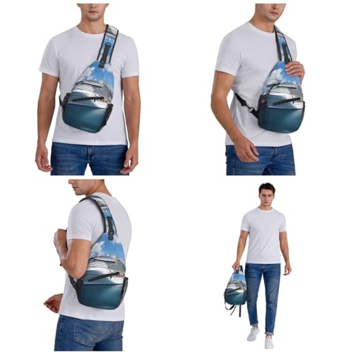 Bolso cruzado tipo mochila para senderismo y viajes miniatura 6