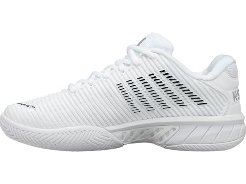 K-Swiss Women's Hypercourt Express 2 Tennis Shoe - Wide Width Pickleball Sneakers White/Black - Thumbnail 5