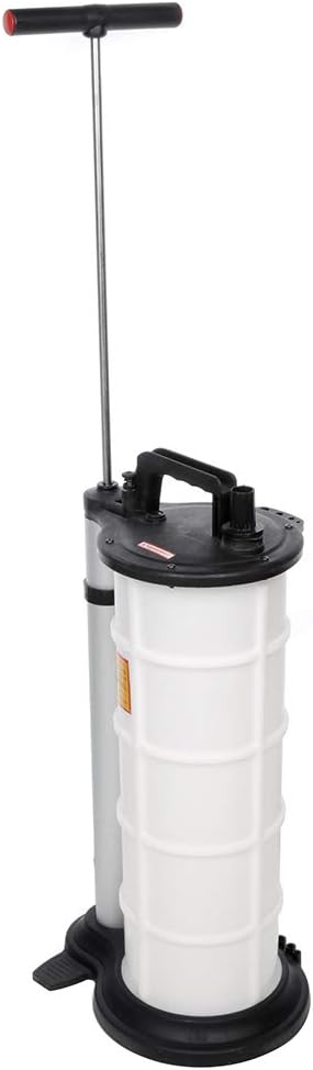 SCITOO Automotive 9L Oil Fluid Extractor Oil Coolant Change Extractor Hand Operated Tools Through Dipstick Tubes Fit for Most Cars