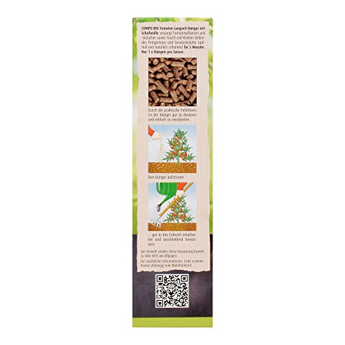 COMPO BIO Tomaten Langzeit-Dünger für alle Arten von Tomaten, 5 Monate Langzeitwirkung, 750 g - Image 4