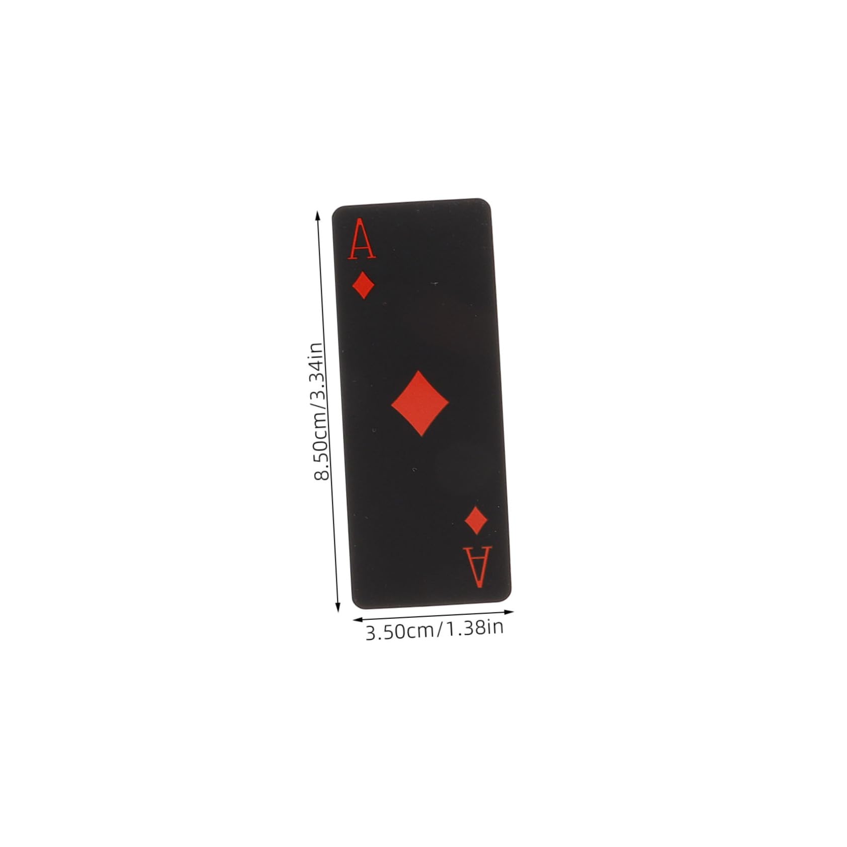 Sosoport Carte Da Gioco Impermeabili in Plastica Pvc Nera Opaca Di Carte Da Poker Design Tema Teschio Resistenti Schizzi e Usura Per Giochi Di Poker e Feste