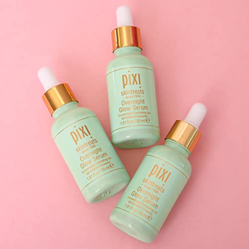 Pixi Beauty Overnight Glow Serum | Brightening Serum For Radiant Skin | Glycolic Acid Serum | Reveal A Brighter Complexion | 1.01 Fl Oz #TOP4