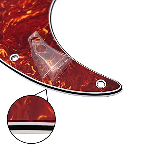 IKN 13 trous style moderne Standard P basse Pickguard 4 plis plaque à gratter pour guitare de modèles de basse de… - Les Beatles, Paul McCartney, John Lennon, RIngo Starr, George Harrison IKN 13 trous style moderne Standard P basse Pickguard 4 plis plaque à gratter pour guitare de modèles de basse de… – Image 5