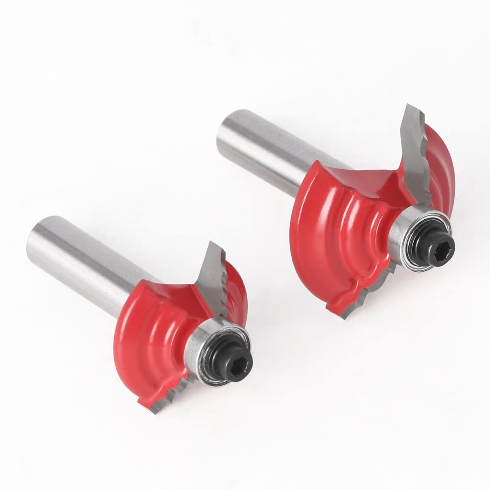 Fraise à Rayonner 8mm Shank Z4 - Pointe Carbure R1 R2 R3 Pour Travail Du Bois Et Fraisage