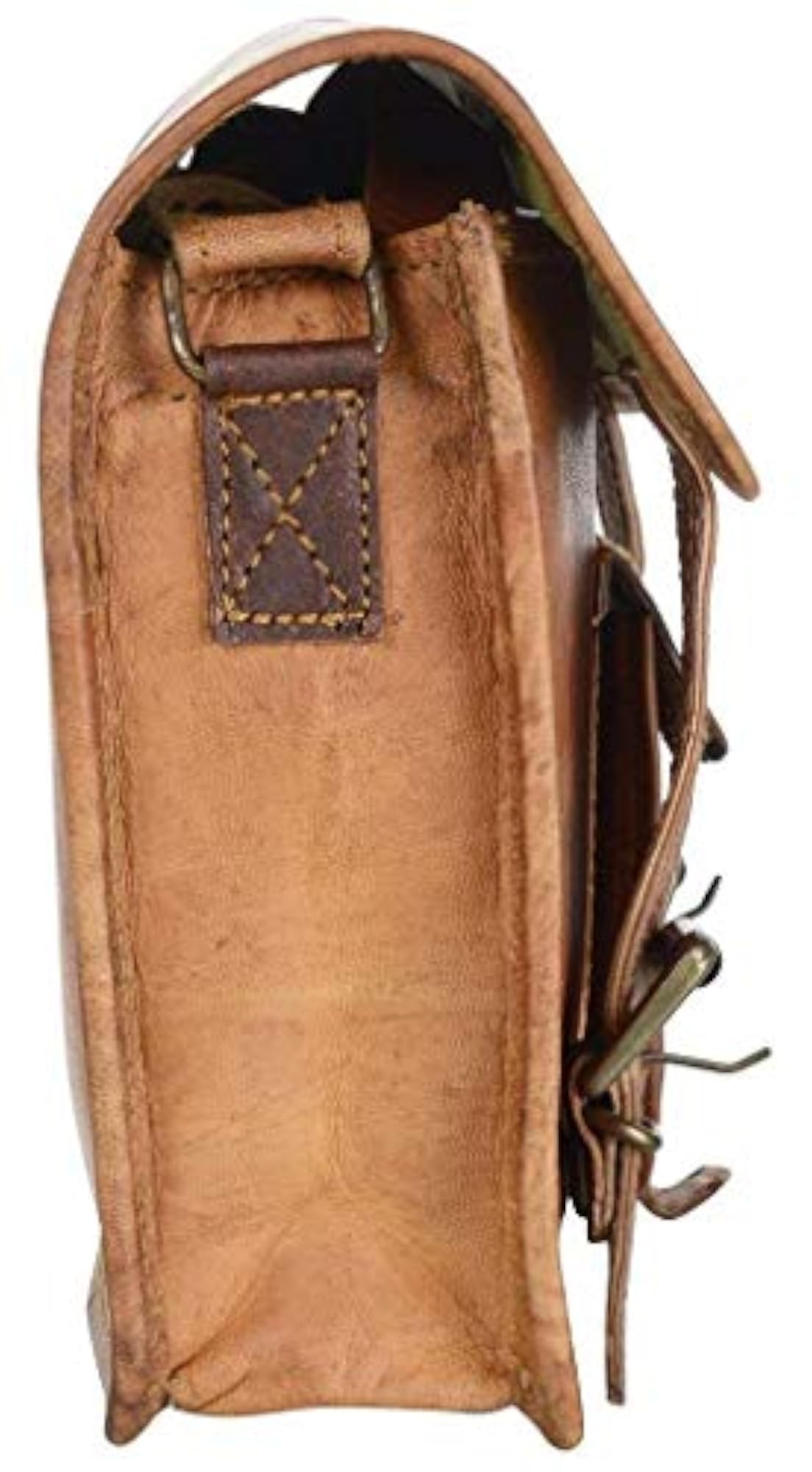 Men's Genuine Tab Messenger Bag