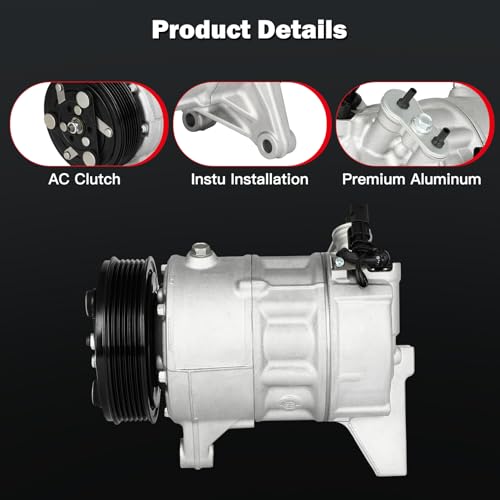 Image of CCIYU AC Compressor w /Clutch for GMC Acadia 3.6L 2013-2016