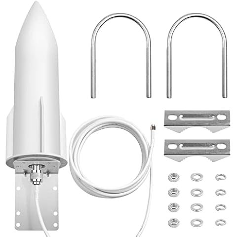 3G/4G/5G LTE Antenna SMA Male Outdoor Antenna Omni-Directional Upgrade High Gain SMA Antenna Compatible with 4G 5G Router Modem Waterproof For Router Mobile Hotspot Wireless Home Phone Cover