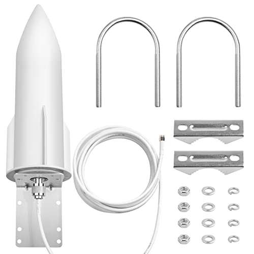 3G/4G/5G LTE Outdoor Omni-Directional Upgrade High Gain SMA Antenna, Compatible with 4G/5G Router/Modem