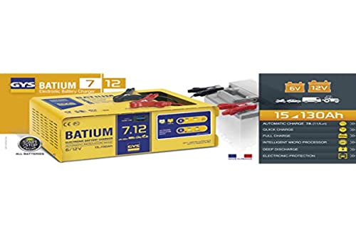 Chargeur de batterie GYS Batium 7.12, 1 pièce, 024496
