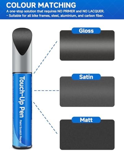 Gunmetal Black Gloss(#252525) Bike Touch Up Paint Compatible with Giant Exact Match Bike Paint for Scratched or Chipped Bike Frames — 사진 2