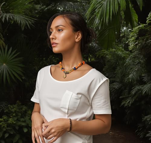 Scarf Necklace with Charm 4pack Silk Styling Scarf Charm Necklace for Women Bandana Necklace with Charms Adjustable Tie Statement Choker Jewelry for Birthday Mothers Day Christmas Teacher Lady4