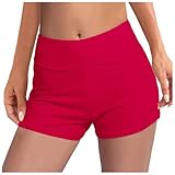 Perioden Bikinihosen Damen Bikinihose Period Swimwear High Waist Bikinihose Menstruation Auslaufsichere Badeshorts Basic Badeanzug für Strand und Schwimmbad Frauen Skinny Radlerhose