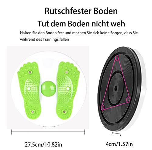 Twist Waist Disc Board, fitness draaitafel, balansbord met trekkoord taille afslanken, multifunctionele magneet voor… - Image 3
