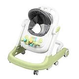 ୨୧【Amusant pour Les Enfants】 Le marcheur d'activité est livré avec une boîte à musique amovible pour que les enfants puissent apprendre et jouer. Le jouet interactif contribuera à stimuler les sens de votre enfant et à accélérer son développement précoce. Améliorer leur capacité d’apprentissage et de réflexion indépendante. En dessous se trouve un plateau de nourriture fixe offrant un espace dégagé pour manger, prendre une collation ou un favori.