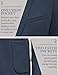 COOFANDY Mens Blazer Slim Fit Casual Suit Jacket Two Button Lightweight Knit Sport Coats, Navy Blue, M