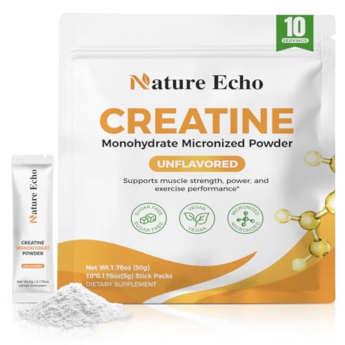 Creatine Monohydrate Micronized Powder Travel Packs
