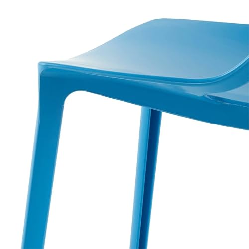 Leisuremod Cornelia Cut-Out Tree Design Modern Dining Chairs, Solid Blue #TOP5