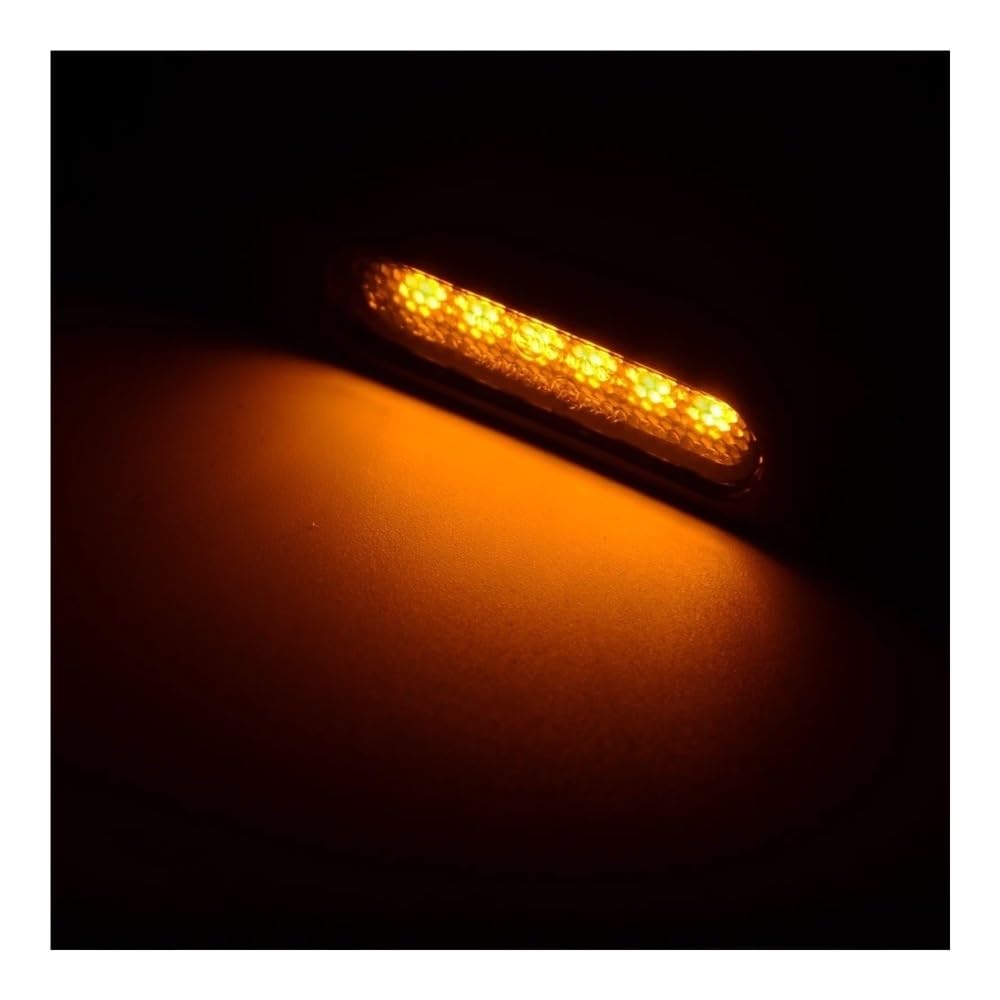 Luces Señal Giro Para Motocicleta, Lámpara Indicadora | Luz LED De Intermitente Tubo 39-41mm Para Motocicleta, Lámpara Indicadora Dirección Ámbar, Aluminio