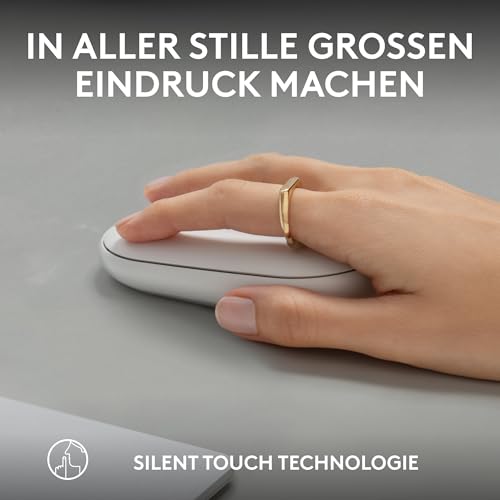 Logitech Pebble Mouse 2 M350s schlanke kabellose Bluetooth-Maus – Ansicht 6