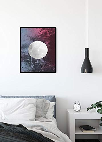 Komar Wall Picture Solum Luna Poster Picture Living Room Bedroom Decoration Art Print Without Frame P095D-40x50 Dimensions 40 x 50 cm (Width x Height) - Image 3