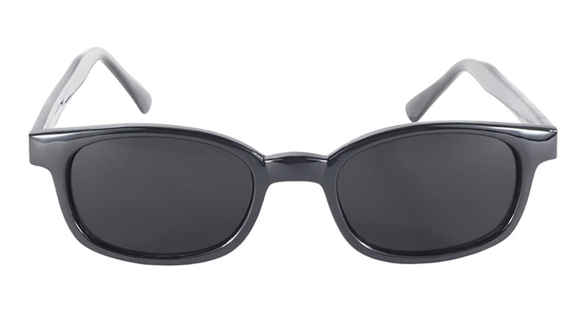 KD's X 1120 - Sonnenbrille Sport und Biker – Herren und Damen – Passt unter Motorrad-Fahrrad-Skihelm – Grau UV400 Gläser – Getragen von Jax Teller und Samcro Sons of Anarchy