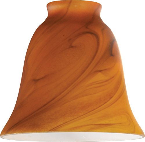 Westinghouse 8136300 2-1/4" Burnt Amber Swirl Bell Lamp Shade