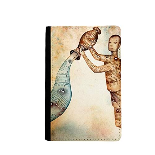 Étui portefeuille de voyage Verseau, un protège-passeport zodiaque parfait pour offrir