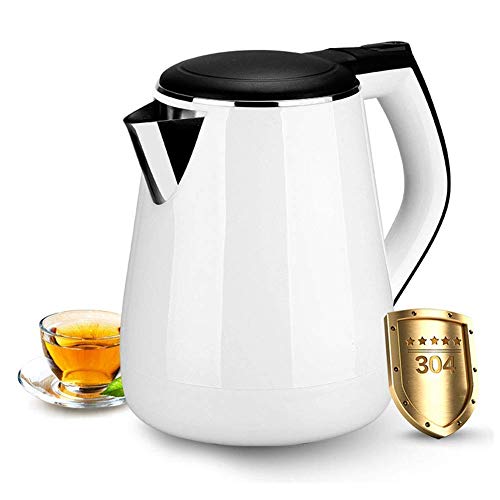 Bouilloire électrique double paroi 1,3L Wisdom | Bouilloire filtrante inox 1800W